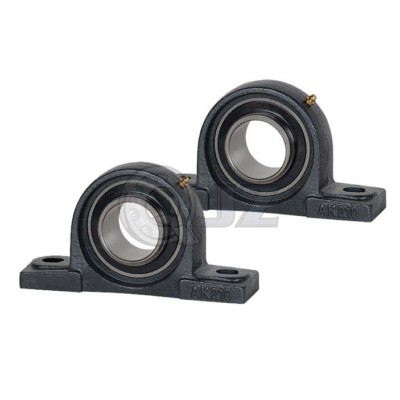 2x 1.75 in Pillow Blocks Cast Iron HCAK209-28 Mounted Bearing HC209-28+AK209