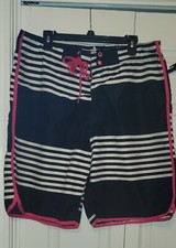 Mens Board Surf Swimming Trunks Shorts Swim W/ Drawstring NO Lining XL