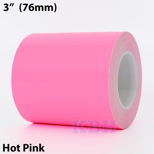 3" Roll Vinyl Pinstriping Pin Stripe Solid Line Tape Decal Sticker 76mm