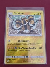 Pokemon Sun Moon Lost Thunder Electivire 72/214 Rare Reverse Holo TCG Card