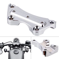 1"Handlebar Handle Bar Riser Top Clamp Cover For Harley Electra Glide Road King