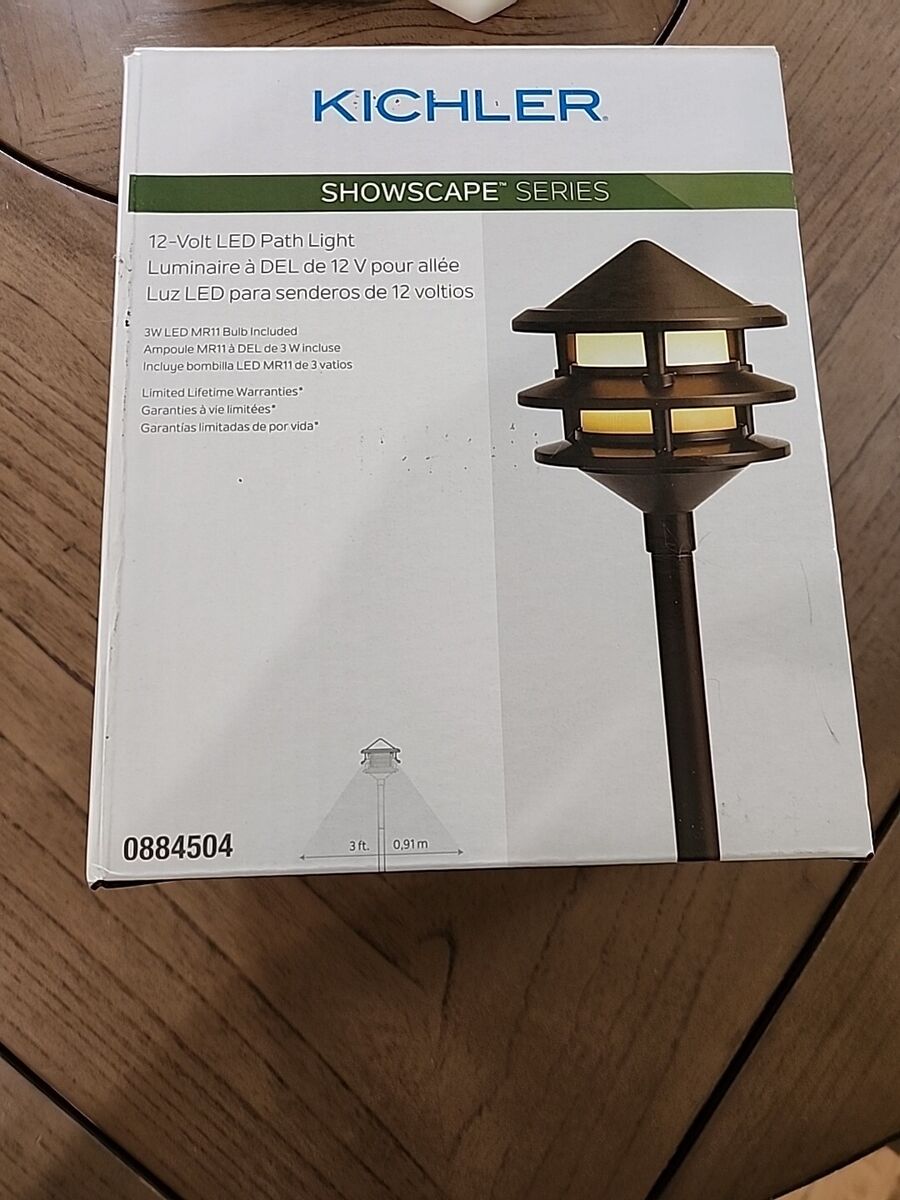Kichler 3-Watt Olde Bronze Low Voltage Hardwired LED Path Light Kichler 3-Watt Olde Bronze Low Voltage Hardwired LED Path Light