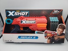 ZURU X-Shot Excel Double Reflex 6 Foam Dart Blaster with 12 Darts Multicolor New