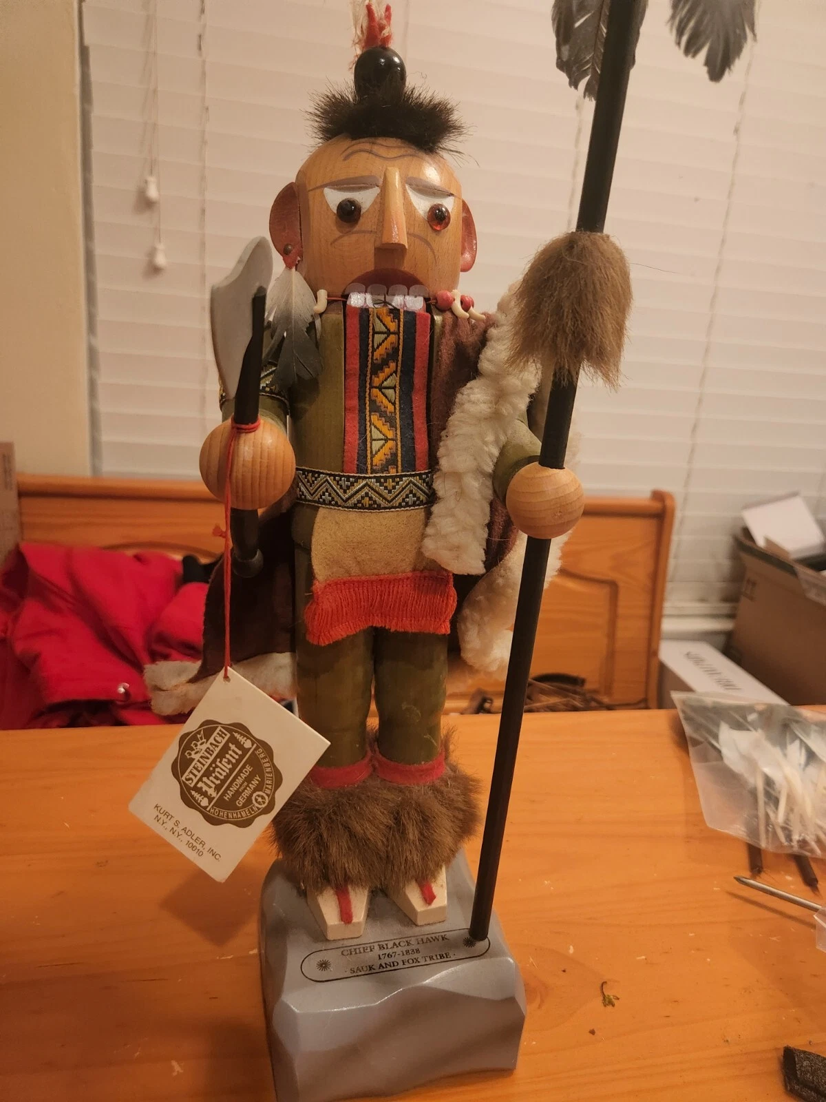 Limited Edition Steinbach Nutcracker Chief Black Hawk