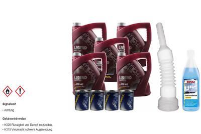 20L MANNOL Motoröl SAE 0W-40 LEGEND+ESTER inkl. Additiv Auslaufschlauch