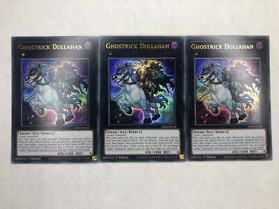 3x Ghostrick Dullahan - GFP2-DE139 - Ultra Rare - 1. Auflage (NM) [PLAY SET]