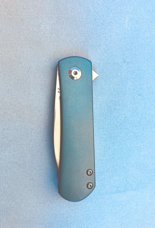 Kizer Yorkie 折叠刀 钛 S35VN 刀片 2.57 英寸 Framelock Ray Laconico 全新 — 第 4/4 张图片