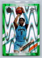 2021-22 Topps Chrome Overtime Elite Green RayWave #7 Jazian Gortman Overtime /75