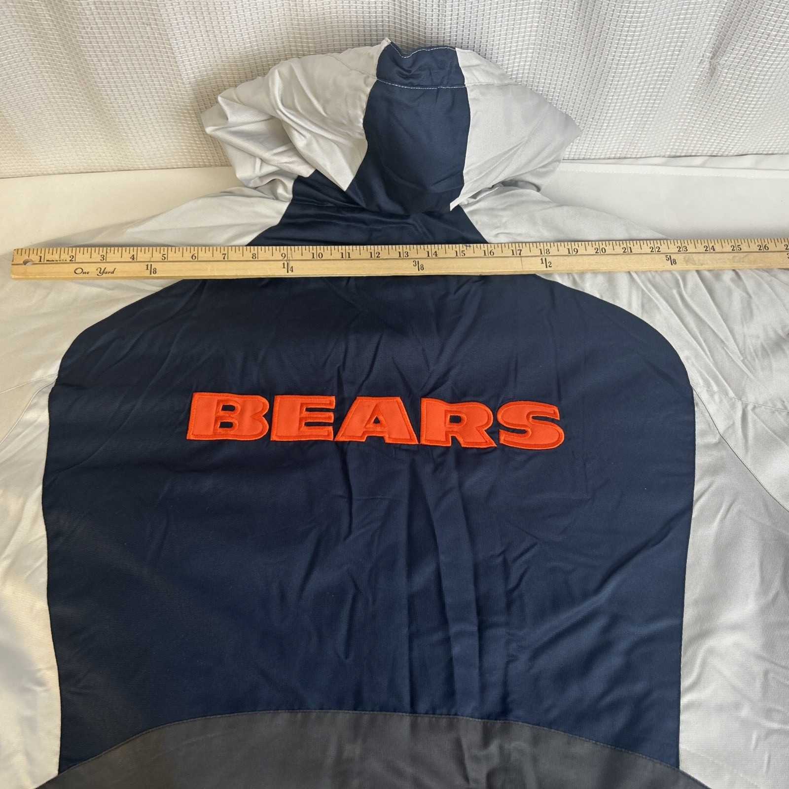 Vintage NFL Reebok Chicago Bears Hooded Lined Full Zip Coat Jacket Mens Size XL thumbnail 16