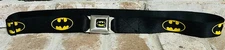 Batman ‘Seat Belt’ Buckle Belt DC Comics Black & Yellow Batman Buckle Down