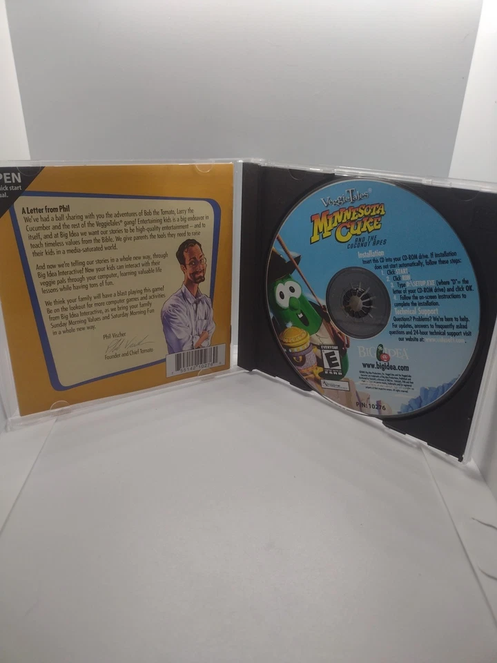 VeggieTales: Minnesota Cuke & The Coconut Apes PC CD-ROM 2003 VINTAGE Video Game - Image 3 of 4