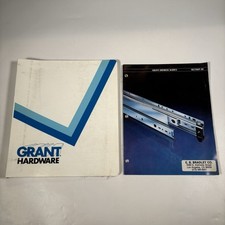 Vintage Grant Hardware Company Catalog 1989 Hospital Price List E. B. Bradley Co