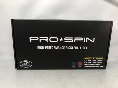 PRO-SPIN High-Performance Pickleball Set,Indoor/Outdoor Balls, Bag & Covers