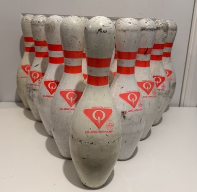 Vintage AMF Amflite II Bowling Pin USBC Approved Holz Kunststoff Made in USA