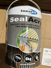 X 5 Litres Bond It Sealacryl Roof Repair GREY  (REF Tr5)