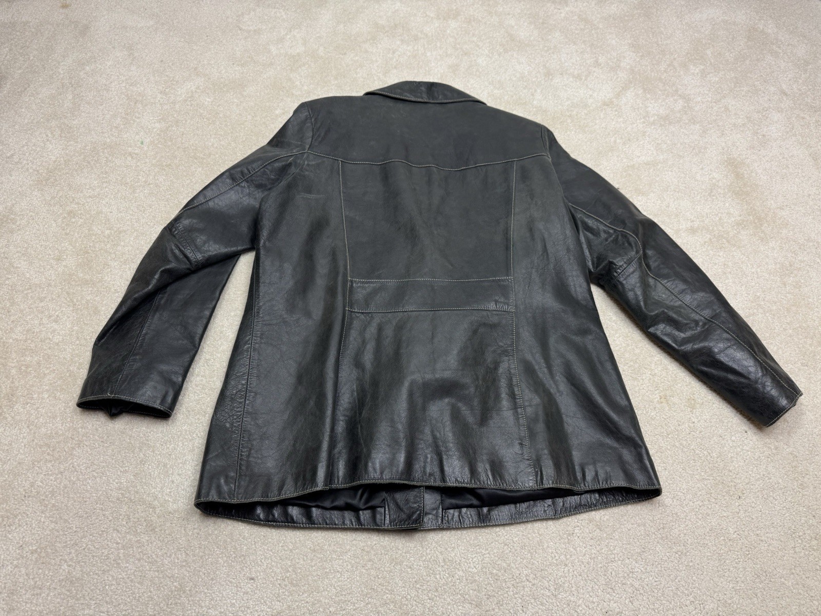 Mossimo Jacket Womens 16W Black Button Front Coll… - image 8