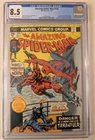 AMAZING SPIDER-MAN #134 1974 CGC 8.5 1ST TARANTULA PUNISHER CAMEO KEY ISSUE!