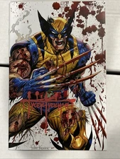 Wolverine Revenge 5 Virgin Battle Damaged Variant Signed Kirkham Blood Remark