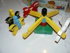 Rare Vtg Brio Merry Go Round Karussell Carousel Wooden Horse Riders Cowboy  READ — photo 4