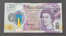 AA01 Polymer £20 Pound Bank of England note CIRCULATED  536963