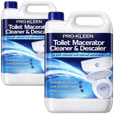 10L of ProKleen Toilet Macerator Cleaner & Descaler Compatible With All Saniflo 3.40 per litre