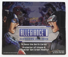 2023 Upper Deck Marvel Allegiance Avengers vs X-Men Factory Sealed Hobby Box
