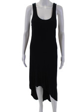 Michael Michael Kors Womens Sleeveless Asymmetrical Maxi Dress Black Size Small