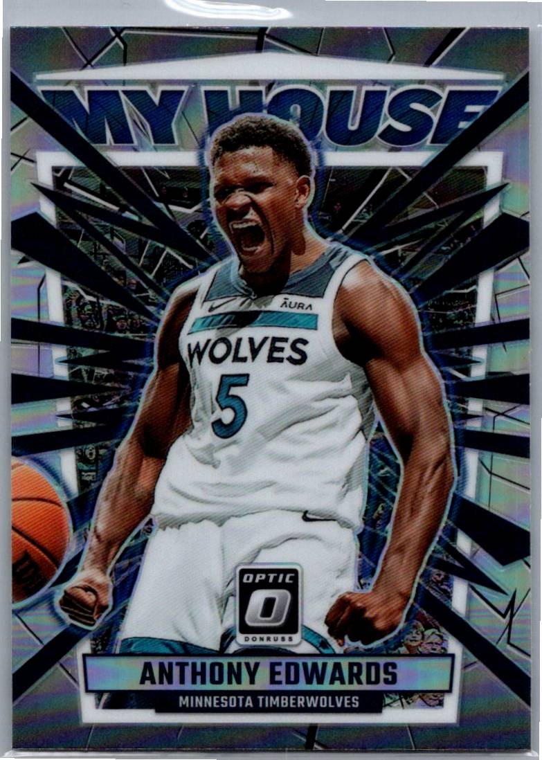 2023-24 Donruss Optic #9 Anthony Edwards My House Holo