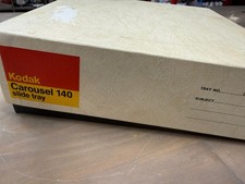 vintage Kodak Carousel 140 Slide Tray With Original Box N.O.S