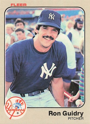 1983 Fleer Baseball New York Yankees 25 Karten Team Set Winfield, Gossage - Bild 8 von 24