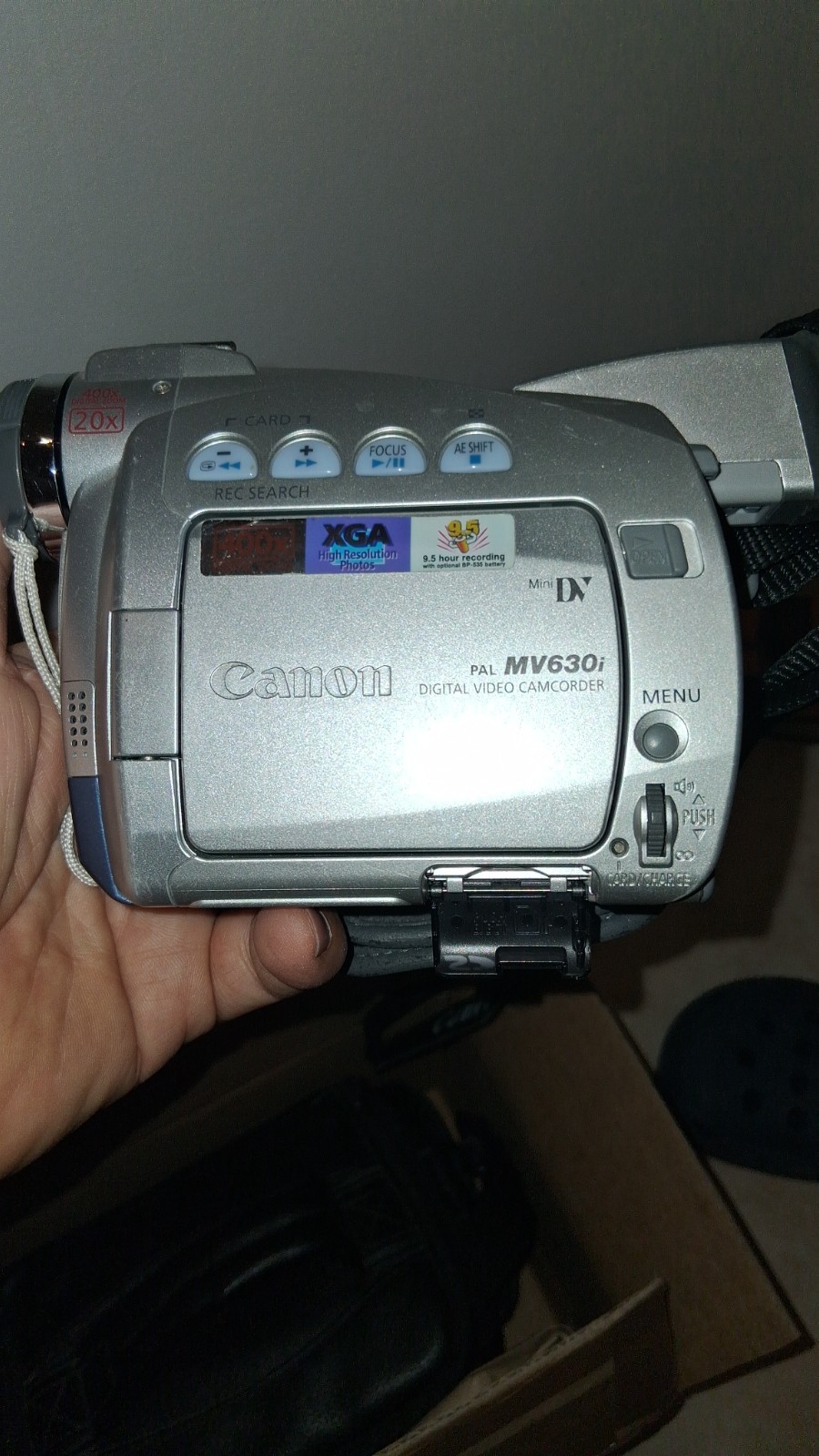 Canon DM-MV630i E - MiniDV Camcorder Digitale PAL - Funzionante - Con Borsa