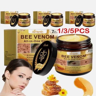 60g 1/3/5pcs Bee Venom All-In-One Face Skin Treatment Moisturizing Cream Set UK