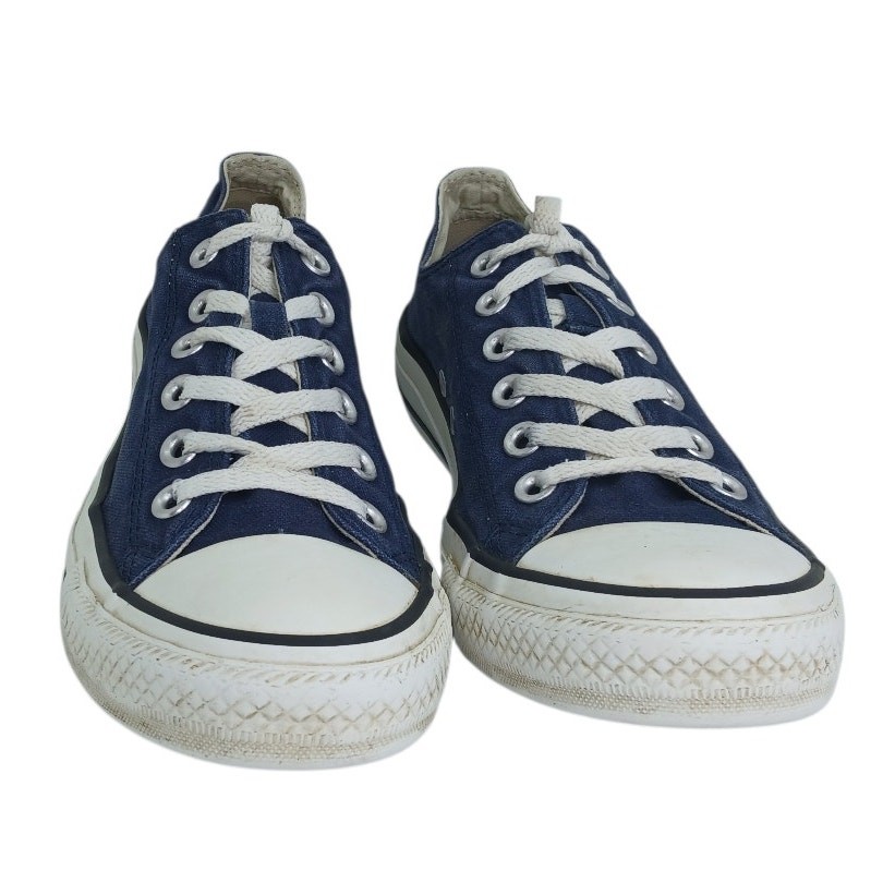CONVERSE ALL STAR Womens Low-Cut Casual Dark Blue Sneakers - Size 8.5 thumbnail 4