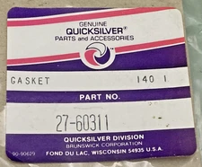 NEW GENUINE MERCURY 27-60311 GASKET
