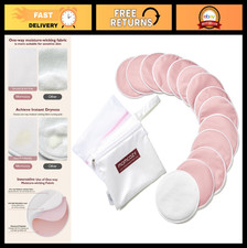 Reusable Nursing Pads - 14 Pack, Ultra-Thin Moisture-Wicking Breast Pads, Washab