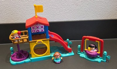 Fisher Price Little People - Spielplatz mit Rutsche und Schaukel und 3 Figuren
