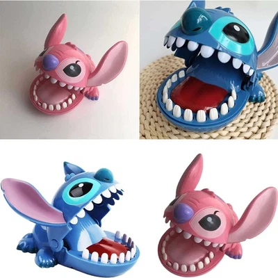 XD Fun Blue Lilo & Stitch Teeth Game Dentist Game Toy Kids Biting Finger Game Toys