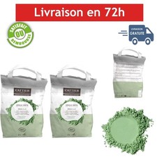 Cattier Argile Verte Concassée Bio 3 Kg - Lot de 2