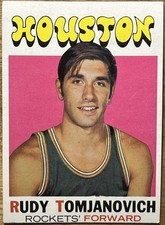 1971-72 Topps Rudy Tomjanovich #91 RC Rookie Houston Rockets Vintage NBA EX