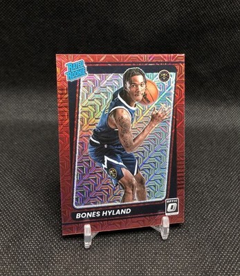 2021-22 Donruss Optic Bones Hyland RATED ROOKIE /88 RED CHOICE PRIZM SP RC #194