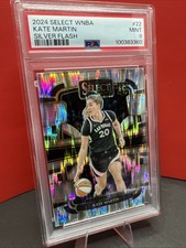 Kate Martin (RC)- 2024 Panini Select WNBA Silver Flash Prizm #22 ACES
