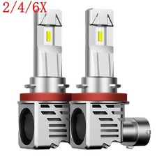 246x H11 H8 Led Headlight High Low Beam 6500k Bright White Bulbs Conversion