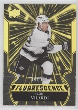2020-21 Upper Deck Fluorescence Gold 147/150 Gabe Vilardi #F-6 2d8
