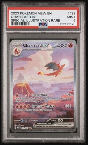Pokémon TCG Charizard ex Scarlet & Violet 151 Card SIR 199/165 PSA 9