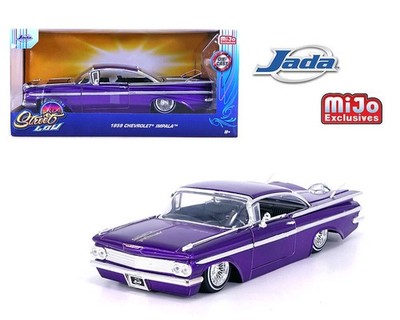jada 1959 impala Lowrider インパラ Jada 1:24 Street Low 1959 Chevy Impala SS Candy Purple 35591