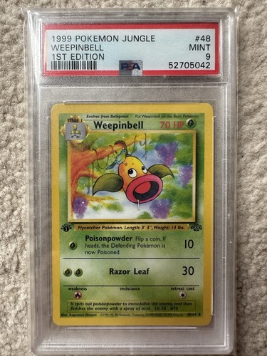 Weepinbell (1st Edition) graded PSA 9 for sale on eBay