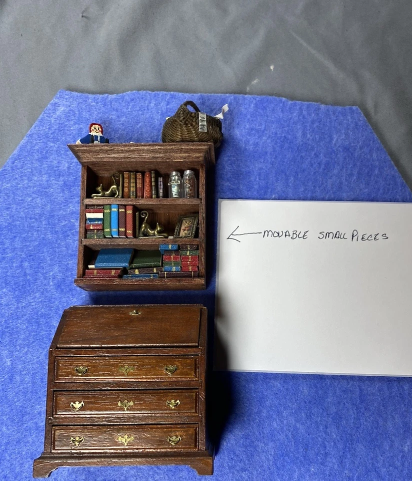 GRAN LOTE STOP LOOK Increíbles Detalles 1:12 Madera Casa de Muñecas Muebles Piezas Like Foto 2 de 4