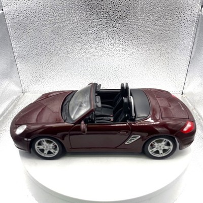 Maisto Porsche Boxster S Type 987 Brown Convertible Die Cast