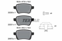 1 X Bremsbelagsatz BremsbeläGe Textar 2222001 FüR Opel