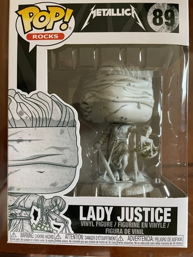 Funko POP! Rocks: Metallica - Lady Justice #89 NIB with Protector